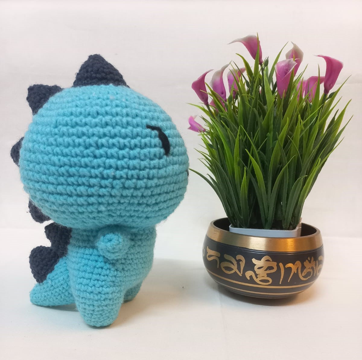 Stegosaurus Turtle Amigurumi Soft Toy - A Cute and Cuddly Prehistoric Friend