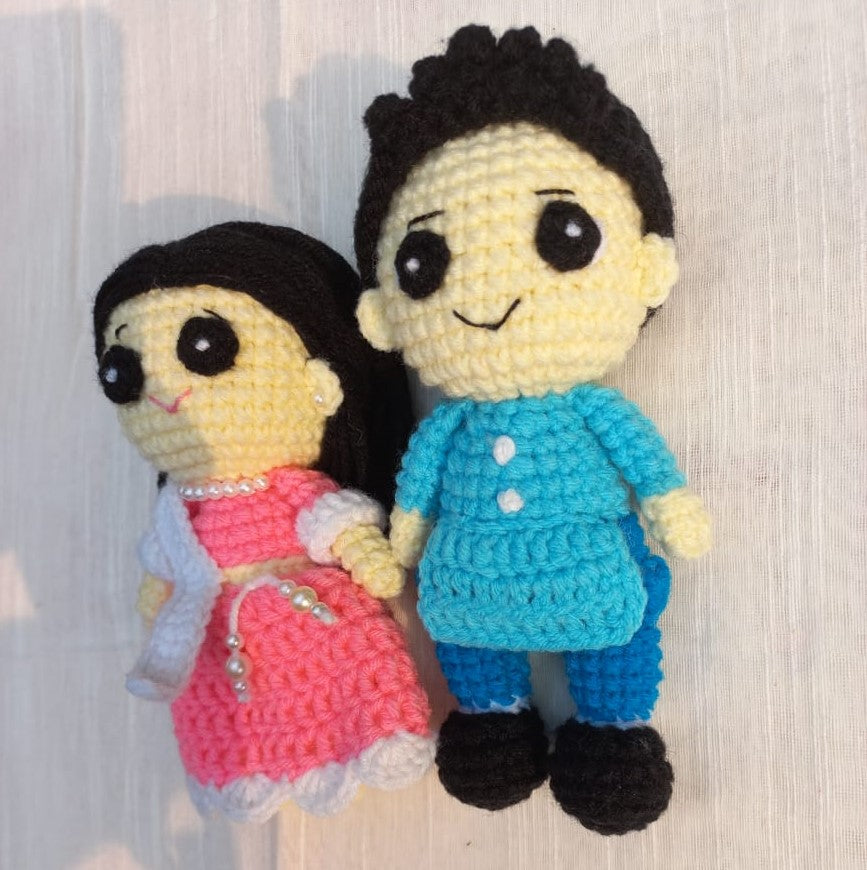 Bengali Bliss: Amigurumi Love - Cultural Elegance in Yarn Form!