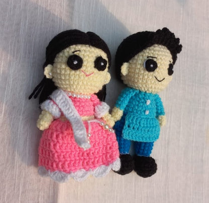 Bengali Bliss: Amigurumi Love - Cultural Elegance in Yarn Form!