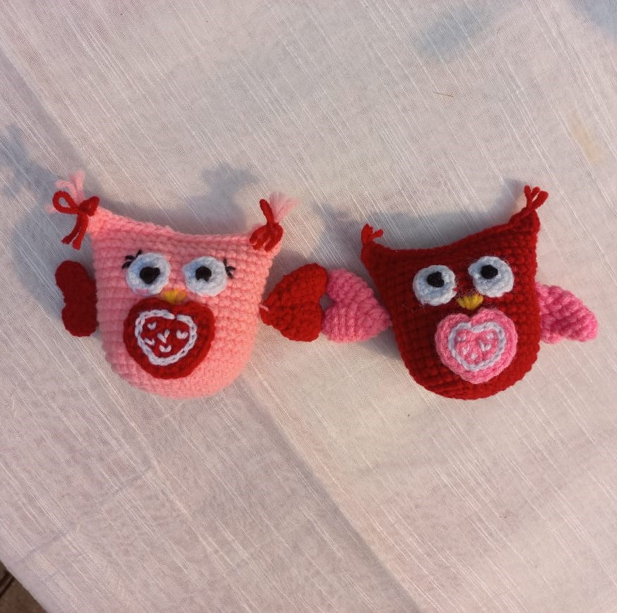 Twilight Love: Amigurumi Owl Couple - Sweet Night Companions