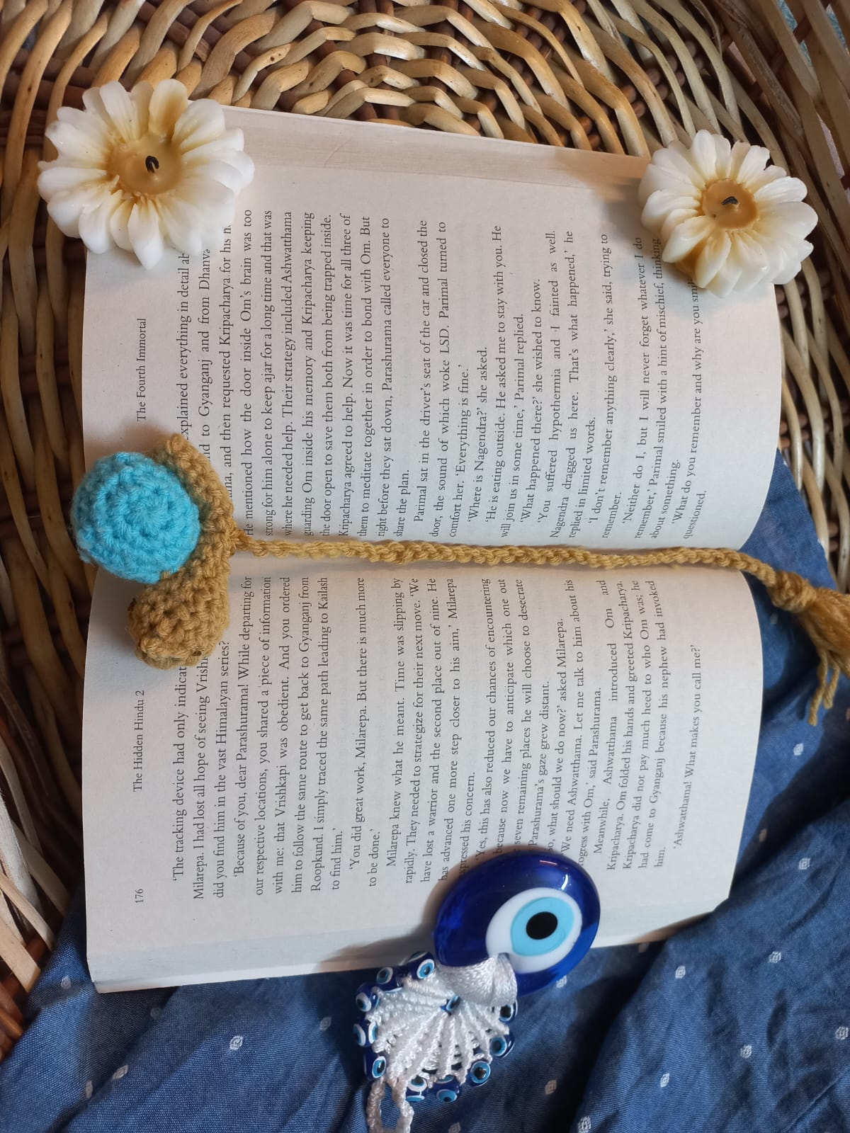 Snail Crochet Bookmark: Adorable Handmade Page Marker for Book Lovers