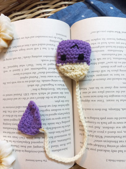 Teabag Crochet Bookmark: Whimsical Handmade Page Marker