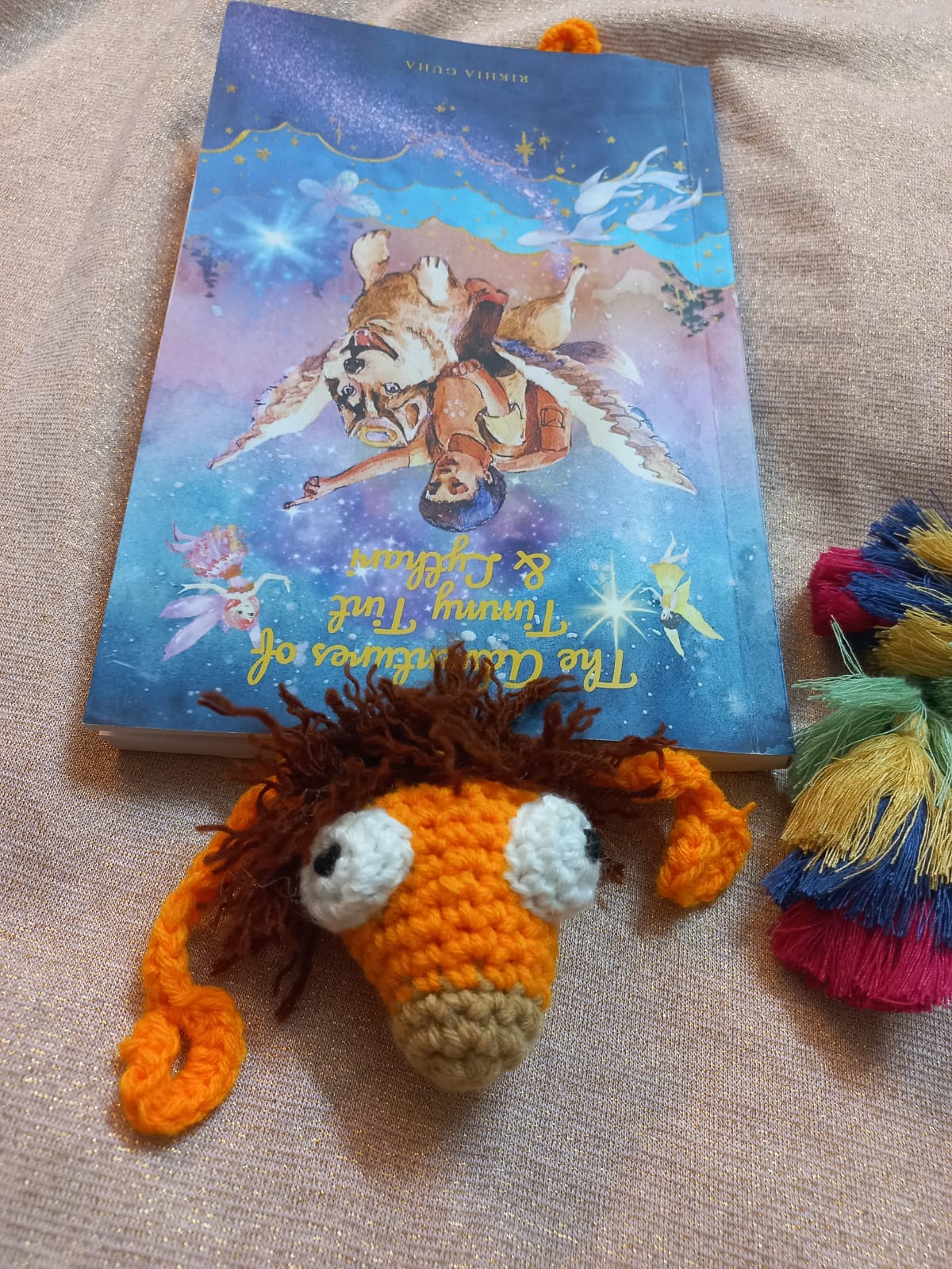 Lion Crochet Bookmark: Handmade Jungle-Inspired Page Marker for Readers