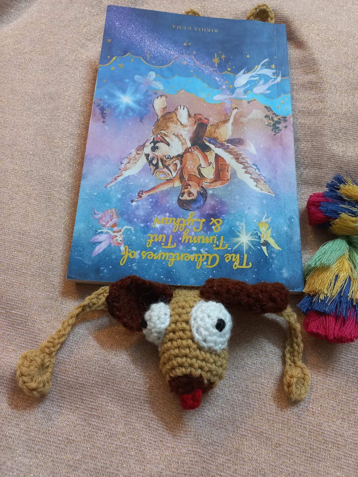 Dog Crochet Bookmark: Handmade Canine-Inspired Page Marker for Pet Lovers