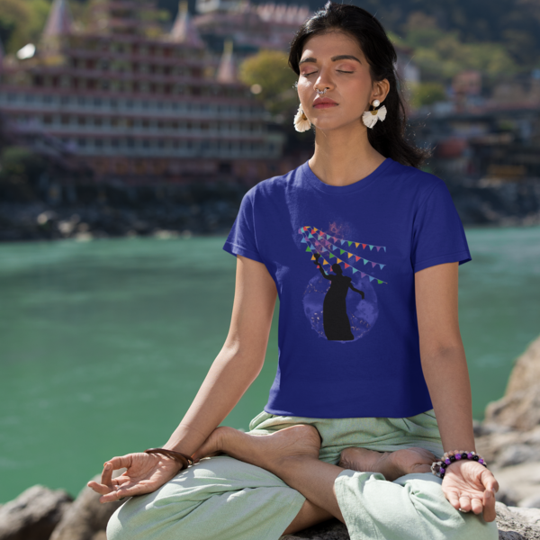 Durga Puja Festivities Women's T-Shirt - Celebrate in Style