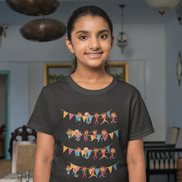 Kids' Durga Puja T-Shirt - Festive Fun and Celebrations