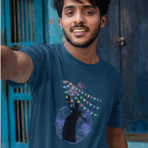 Durga Puja Festivities Men's T-Shirt - Celebrate in Style