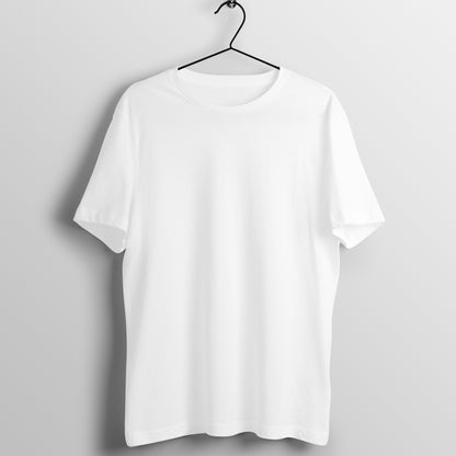 Effortless Simplicity: Men's Plain Round Neck T-Shirt in Light Colors