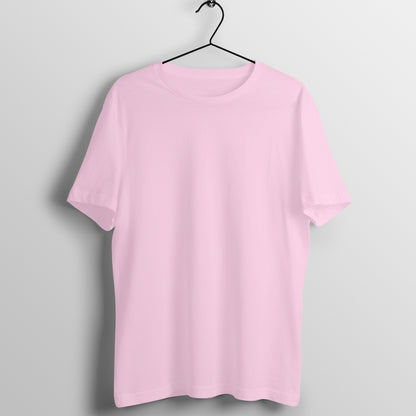 Effortless Simplicity: Men's Plain Round Neck T-Shirt in Light Colors