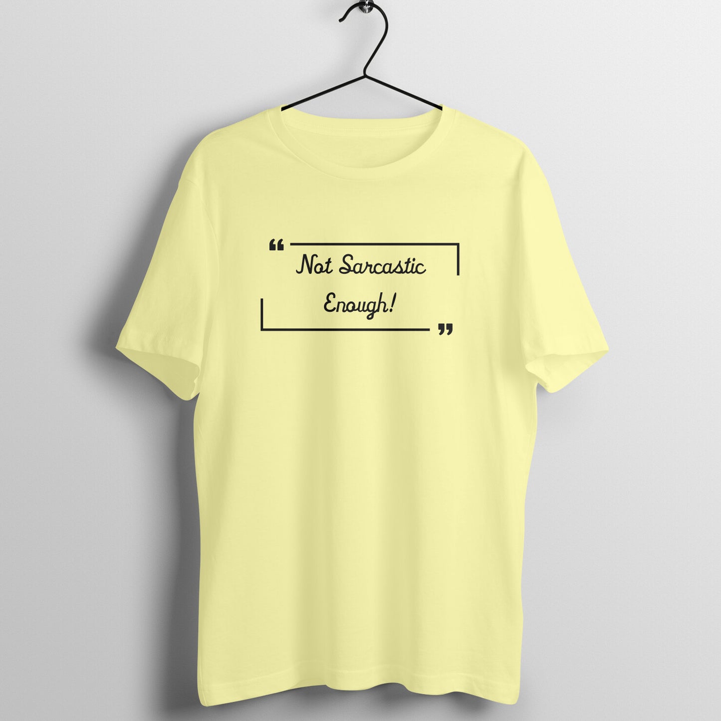 Sarcastically Challenged Tee: Men's Round Neck T-Shirt - Embrace Humorous Banter