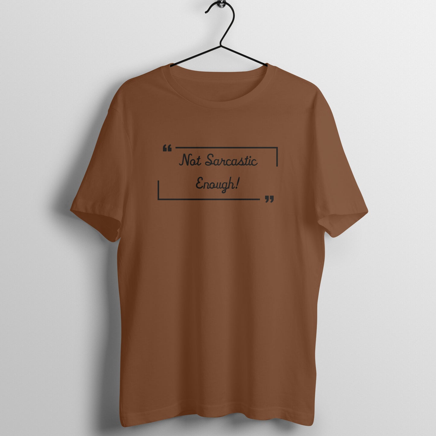 Sarcastically Challenged Tee: Men's Round Neck T-Shirt - Embrace Humorous Banter