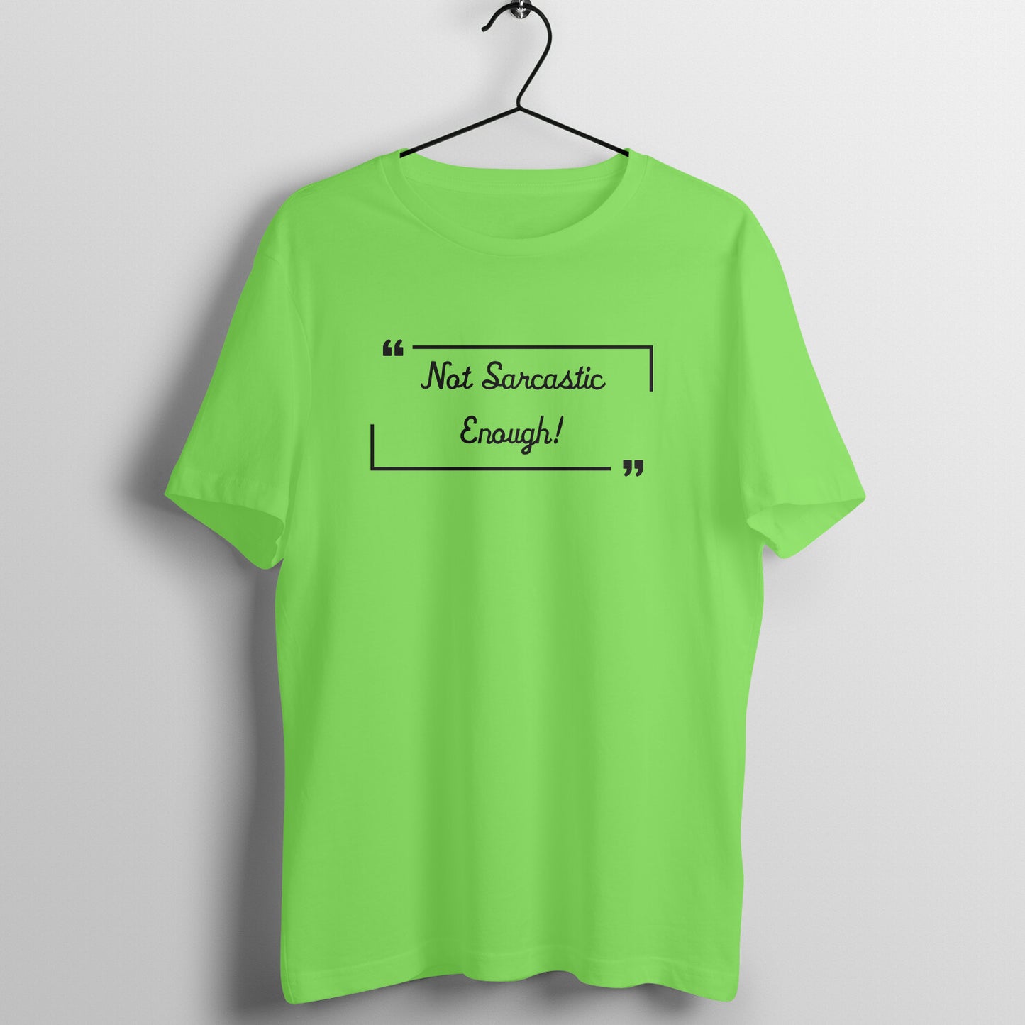 Sarcastically Challenged Tee: Men's Round Neck T-Shirt - Embrace Humorous Banter