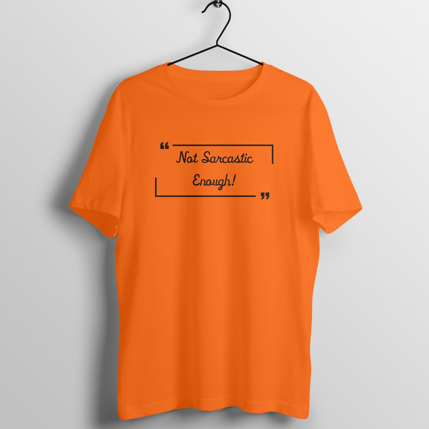 Sarcastically Challenged Tee: Men's Round Neck T-Shirt - Embrace Humorous Banter