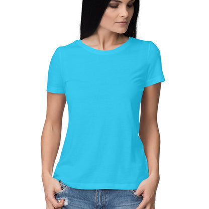 Elegant Light Colors Women's Round Neck T-Shirt: Effortless Style