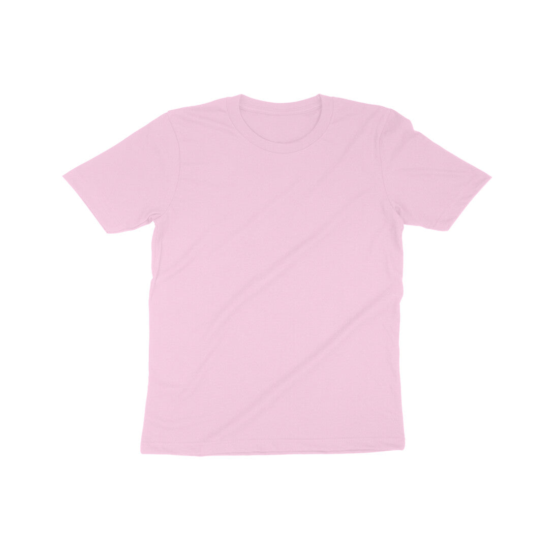 Versatile Kid's Plain Round Neck T-Shirt - Multiple Sizes & Colors