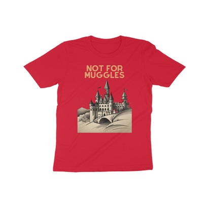 Enchanting Hogwarts: Kid's Round Neck T-Shirt - Not for Muggles
