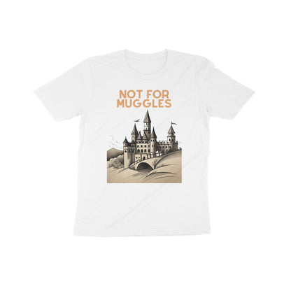 Enchanting Hogwarts: Kid's Round Neck T-Shirt - Not for Muggles