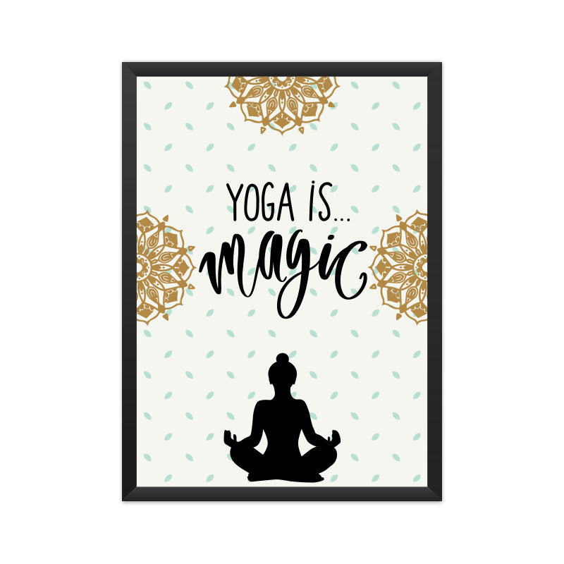 Yoga: Unleash the Magic Within - Inspiring Poster