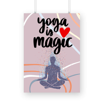 Yoga: Discover the Magic Within - Inspirational Poster