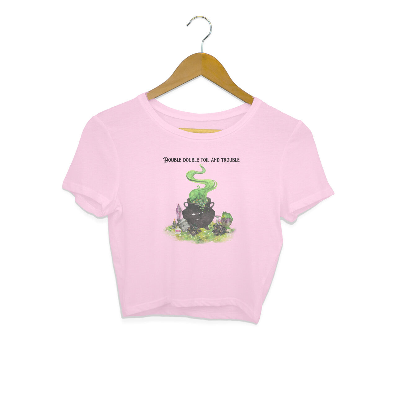 Double, Double Toil and Trouble: Potion Cooking Crop Top