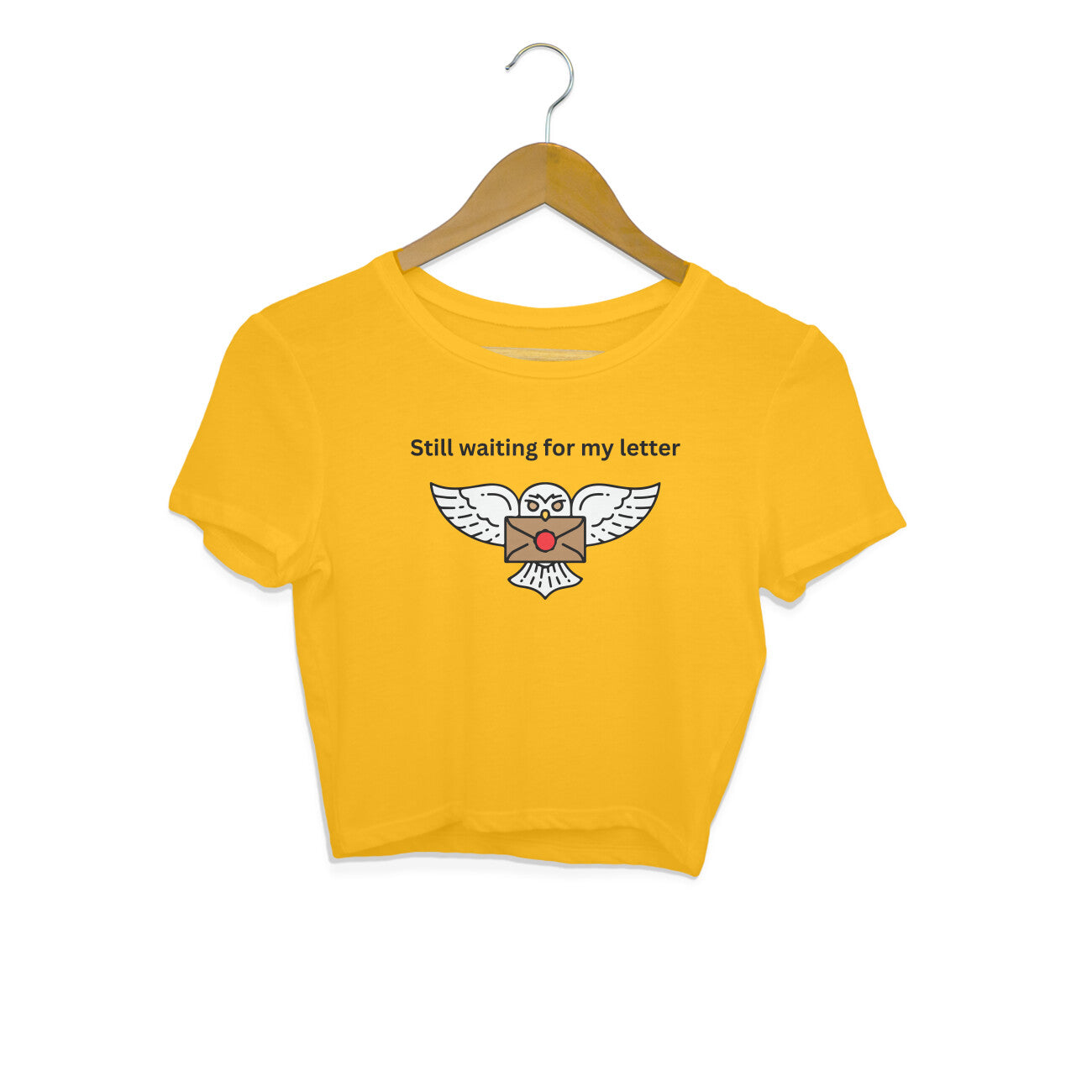 Wizards Await: Owl Design Crop Top from Harry Potter