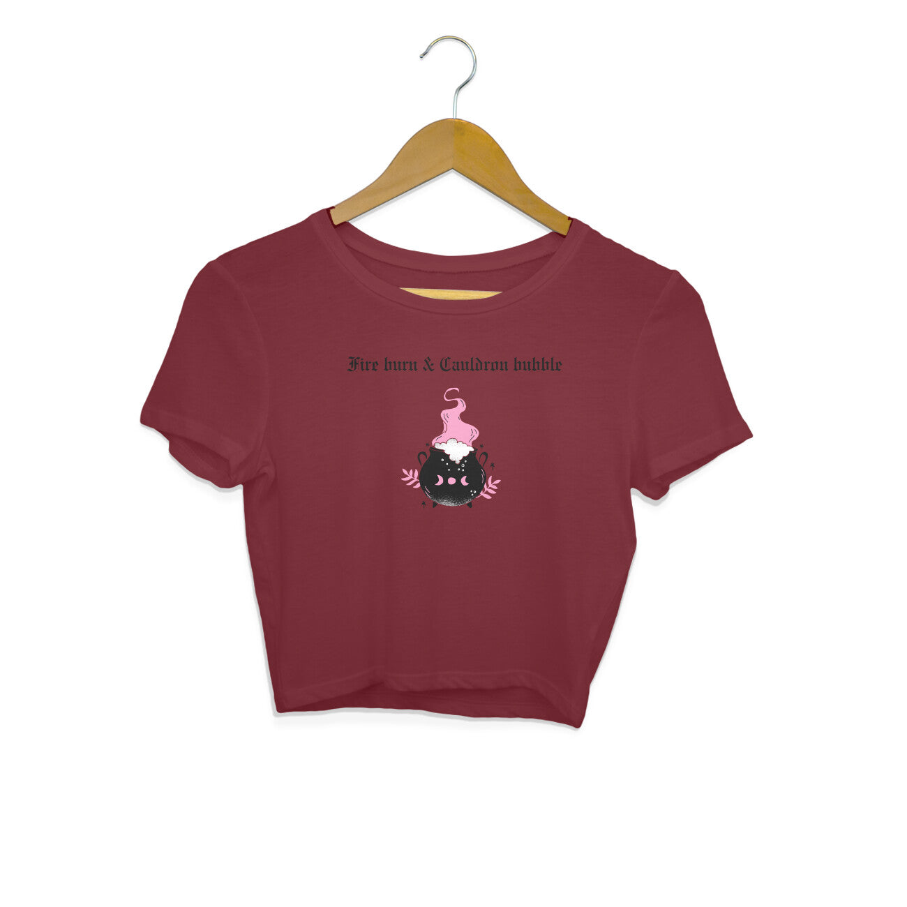 Fire Burn, Cauldron Bubble: Witches Cauldron Crop Top