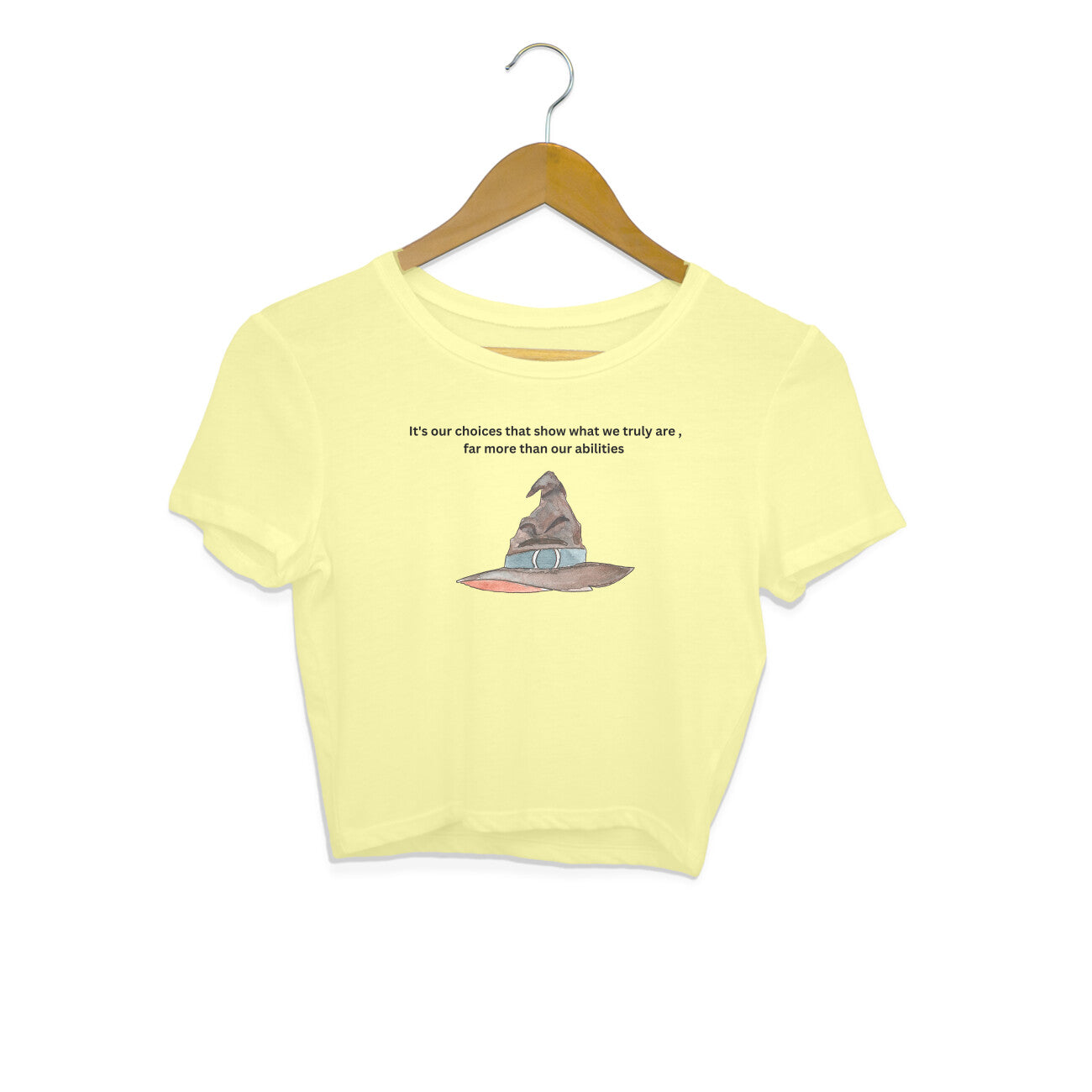 Choices Define Us: Sorting Hat Design Crop Top from Harry Potter