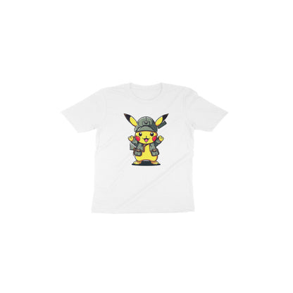 Adorable Pikachu Fun: Toddler's Round Neck T-Shirt - Pokemon Design