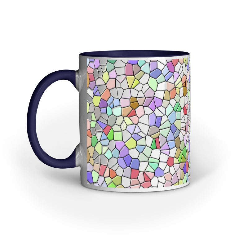 Mesmerizing Glasswork Mugs: Abstract Design Collection