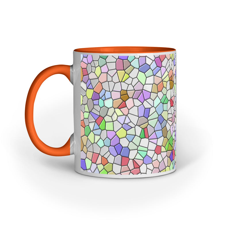 Mesmerizing Glasswork Mugs: Abstract Design Collection