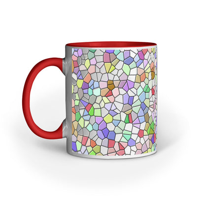 Mesmerizing Glasswork Mugs: Abstract Design Collection