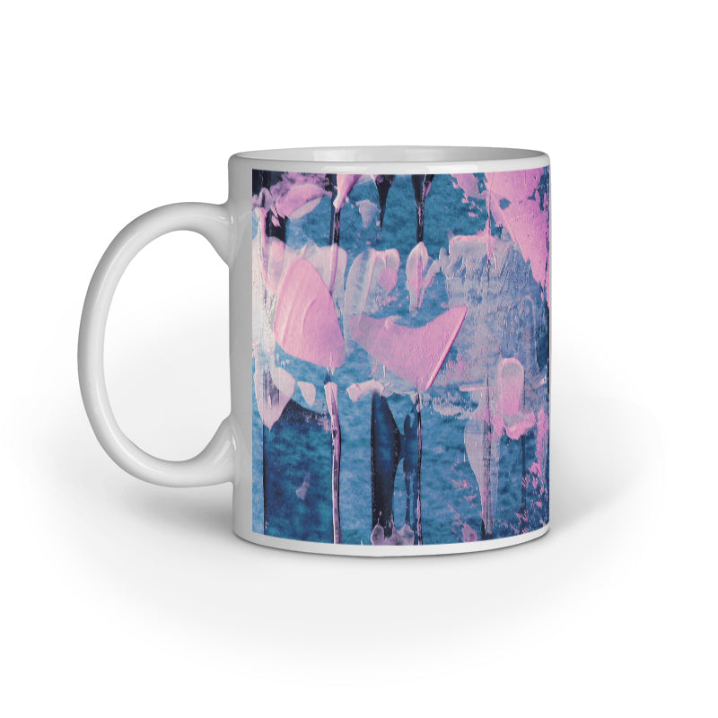 Artistic Brush Strokes: Abstract Design Printed Mugs