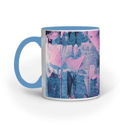 Artistic Brush Strokes: Abstract Design Printed Mugs