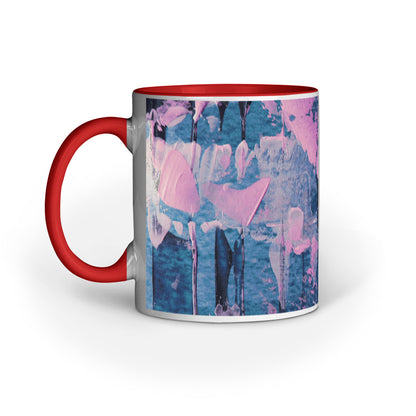 Artistic Brush Strokes: Abstract Design Printed Mugs