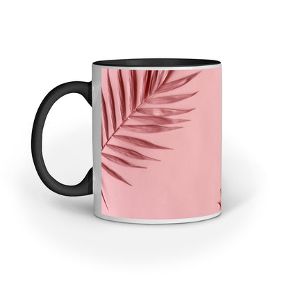 Nature's Charm: Leafy Delight Printed Mugs