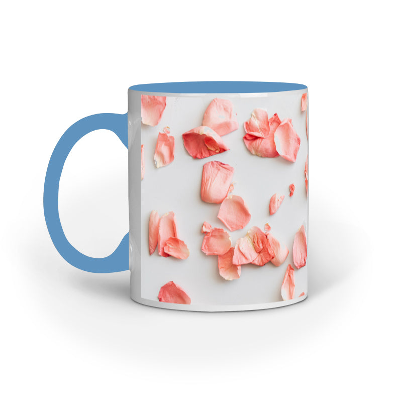 Floral Petal Bliss: Printed Mugs Collection
