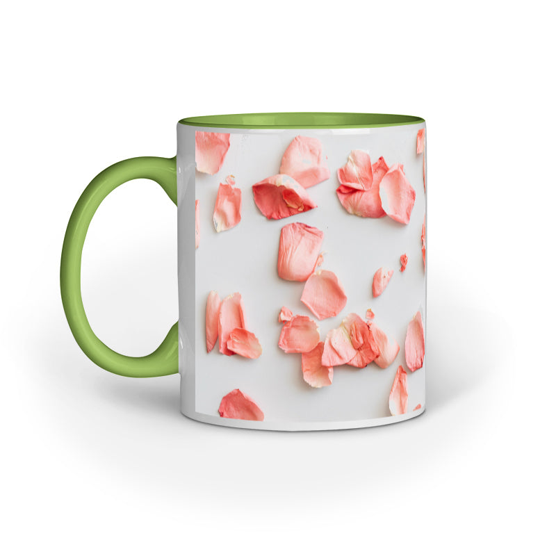 Floral Petal Bliss: Printed Mugs Collection