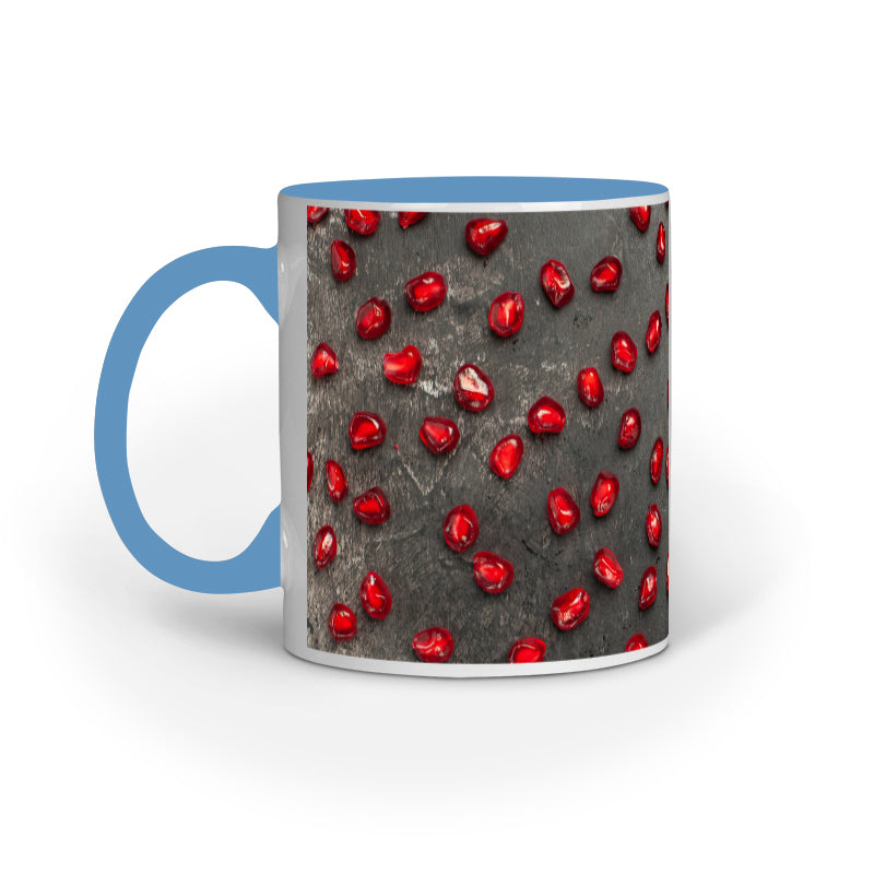 Pomegranate Symphony: Abstract Printed Mugs Collection