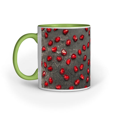 Pomegranate Symphony: Abstract Printed Mugs Collection