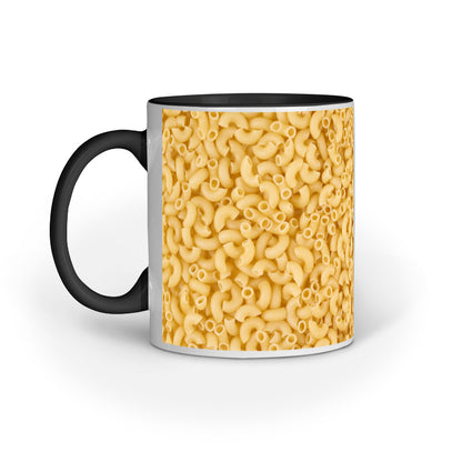 Abstract Pasta Design Printed Mug: Culinary Inspiration