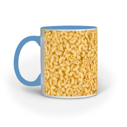 Abstract Pasta Design Printed Mug: Culinary Inspiration