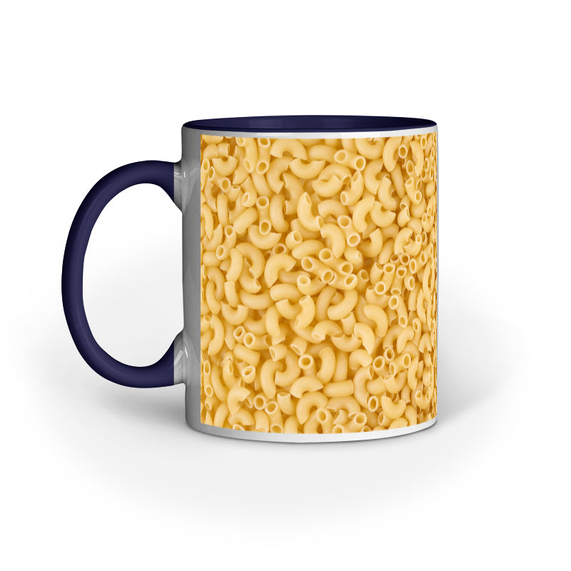 Abstract Pasta Design Printed Mug: Culinary Inspiration