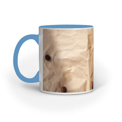 Rich Aroma: Multiple Coffee Beans Design Printed Mug