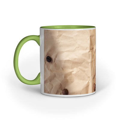 Rich Aroma: Multiple Coffee Beans Design Printed Mug