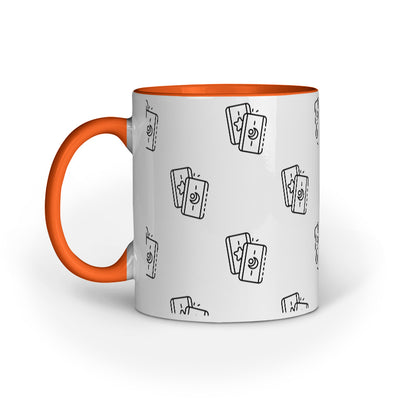Playing Cards Designed Printed Mugs