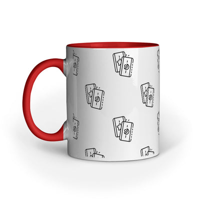 Playing Cards Designed Printed Mugs