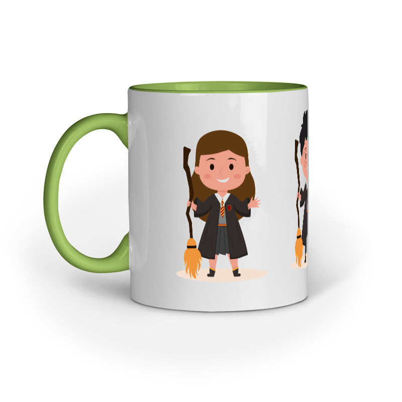 Magical Trio: Harry, Hermione, and Ron Printed Mugs