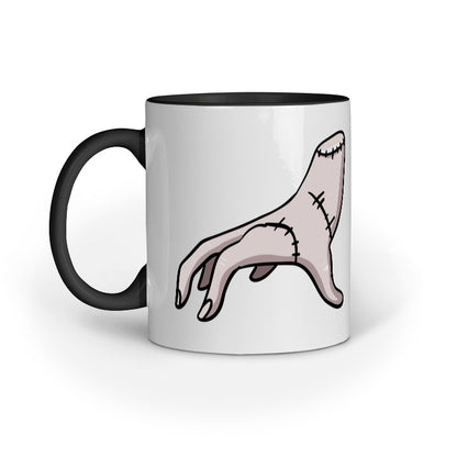 Mysterious Thing Mug: Wednesday's Loyal Companion Printed Design