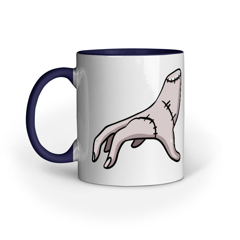 Mysterious Thing Mug: Wednesday's Loyal Companion Printed Design