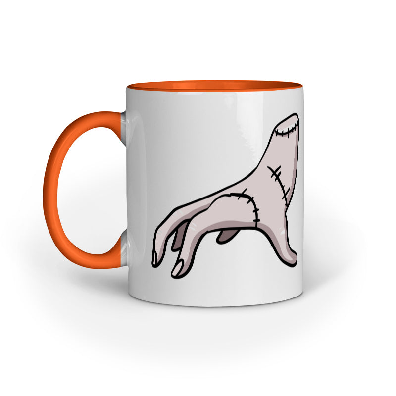 Mysterious Thing Mug: Wednesday's Loyal Companion Printed Design